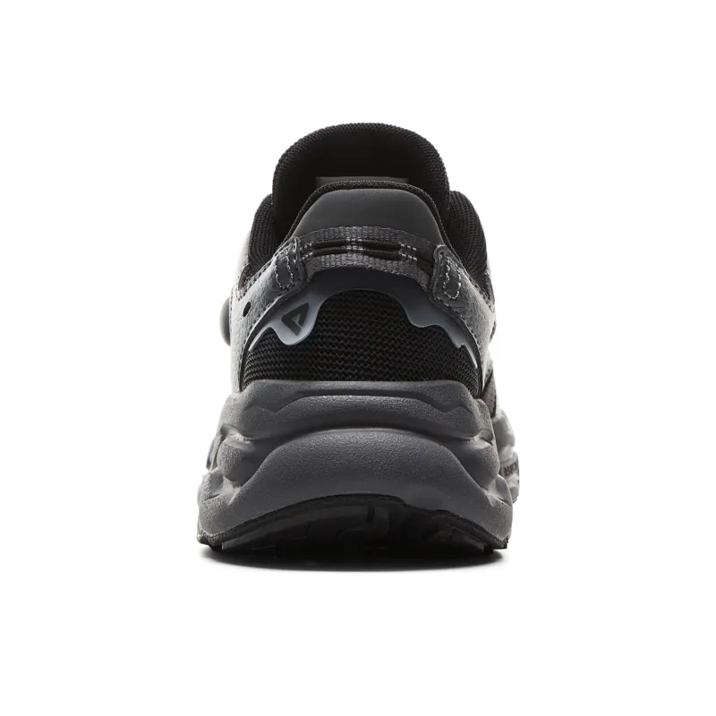 PEAK Taichi Chuanxing Cushioning Rebound Slip Resistant Low Top Casual Shoes Women's Dark Gray Black-4