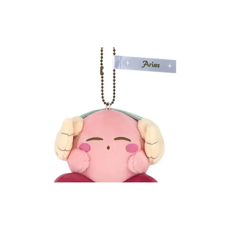 Kirby 12 Constellation Collection, White Horse Constellation Dolls Plush Pendant 10cm Height-1