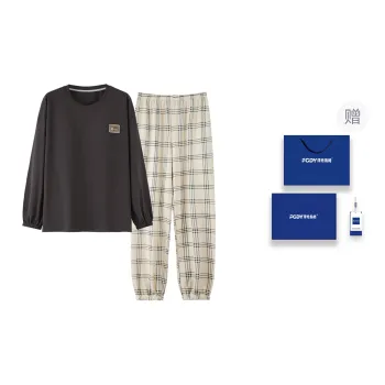 Floating Light Islands Pajama Set Women's Box Black