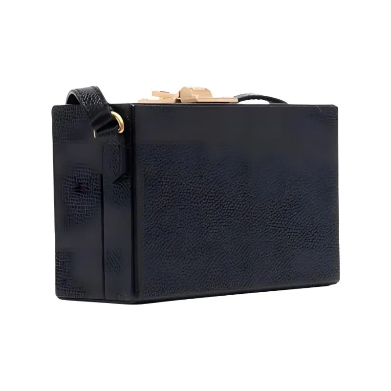 THOM BROWNE· Grain Leather Shoulder Bag, Crossbody Bag Regular Women's Black-2