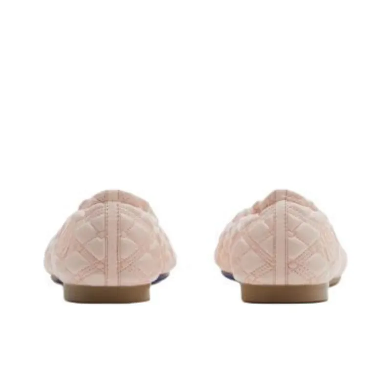 Burberry Sadler Leather Ballerina Shoes-2
