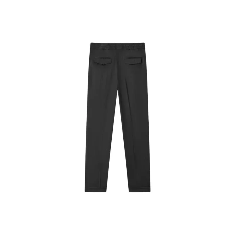 DEGAIA FW24 Suit Trouser Men Black Stripes-1