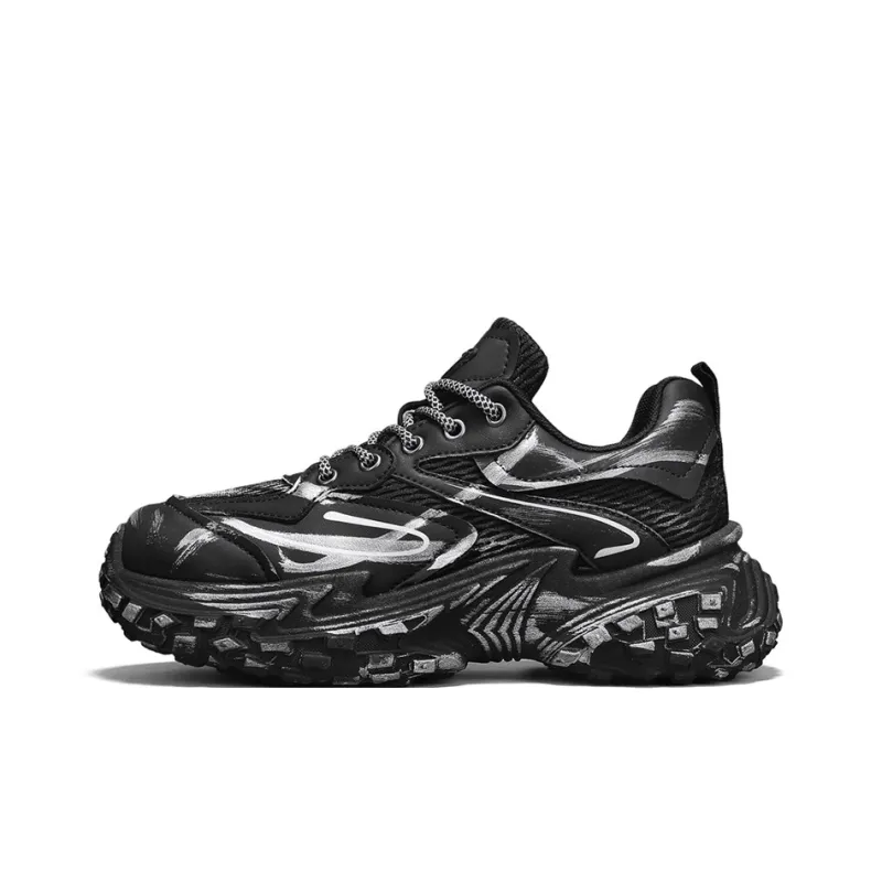 M.M Party Anti Slip Wear Resistant Low Top Chunky Sneakers Men-0