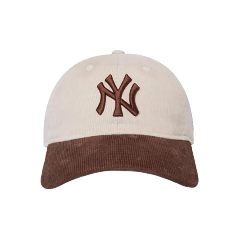 New Era Corduroy Baseball Caps Unisex White-1