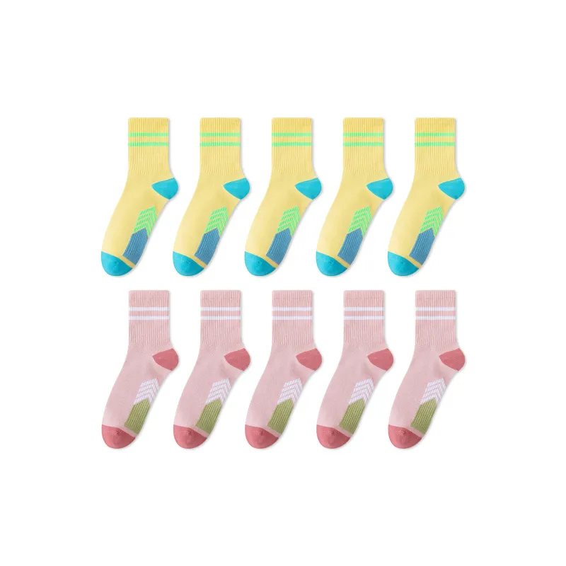 Caramella Mid Calf Socks Women's Combo Set-14