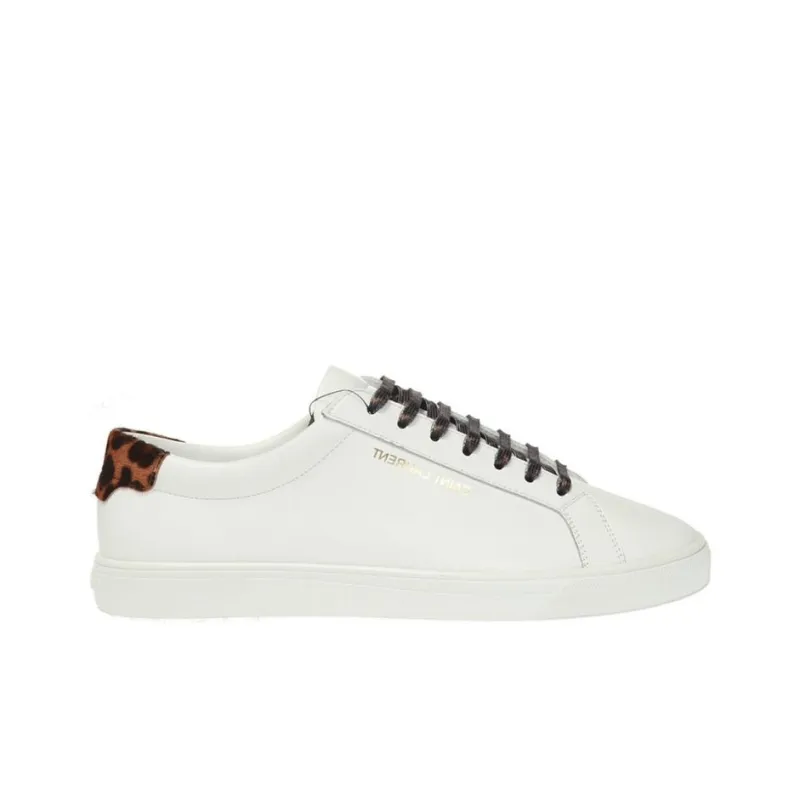 SAINT LAURENT Stylish Skateboarding Shoes Women's White-1