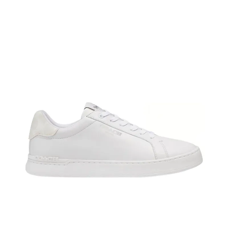 COACH Clip Low Top Skateboard Shoes Men's White-1