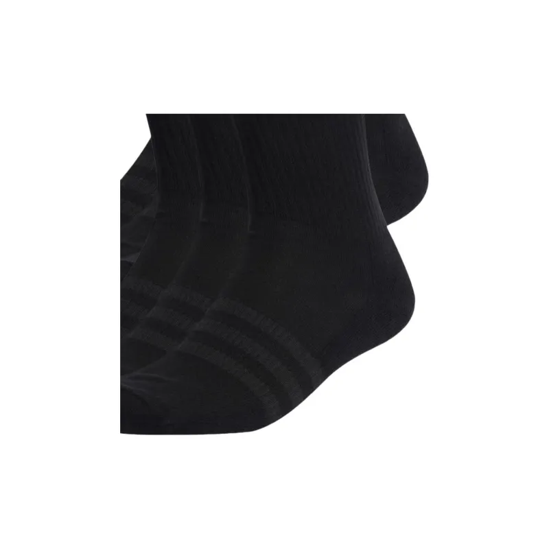 Adidas C SPW CRW 6P Mid Calf Socks Men's 6 Pack Black-2