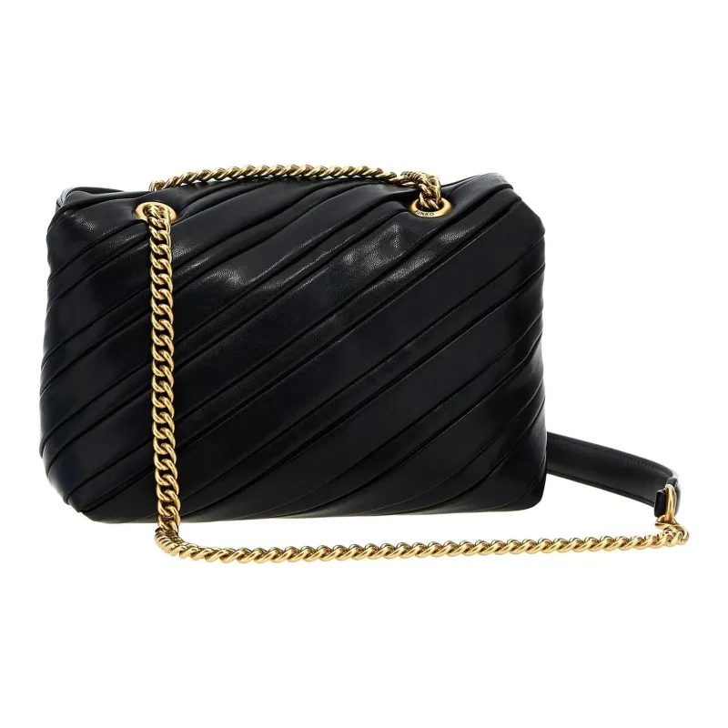PINKO Spandex Blend Polyester Shoulder Bag Crossbody Bag Mini Women's Black-2