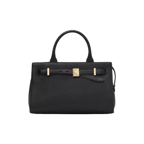Kate Spade Pebbled Leather Shoulder Bag Crossbody Bag Handbag Medium Size Women's Black