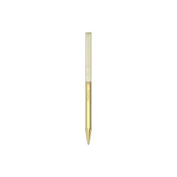 Swarovski Octagonal Crystal Ballpoint Pens Gold