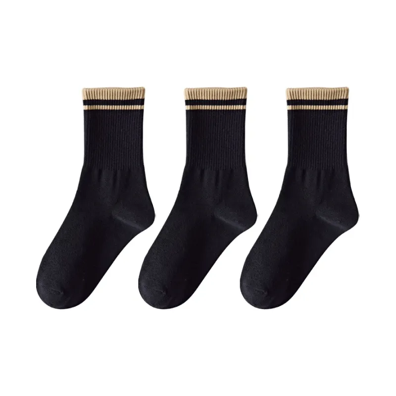 PLANDOO Mid Calf Socks Unisex 3 Pack-5