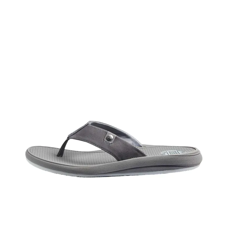 REEF Slip-Resistant Flip Flops Men Gray-0