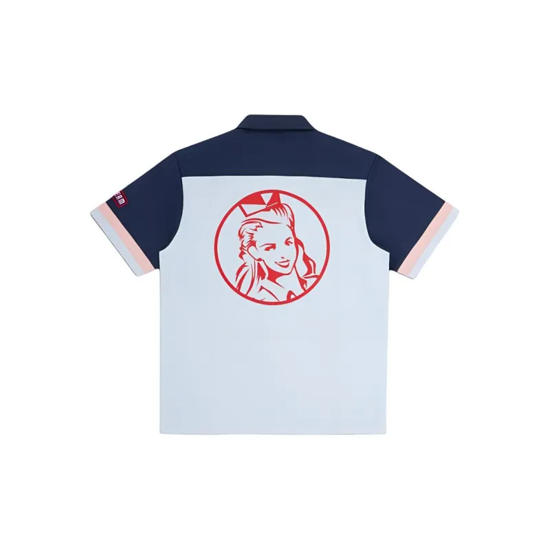 ICECREAM FW24 Shirt Unisex Blue/Pink-1