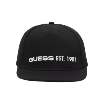 GUESS Cotton Baseball Caps Men Black
