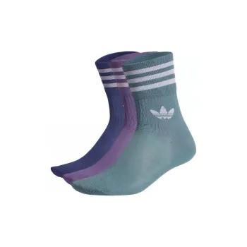 Adidas Originals Mid Calf Socks Unisex 3 Pack