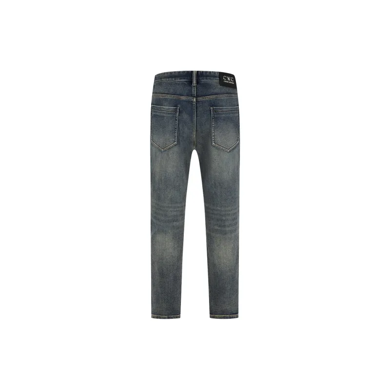 C'N'C New Order & Classics Series Jeans Men Denim Blue-1