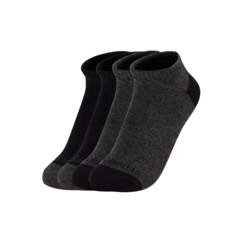Columbia Ankle Socks Unisex 4 Pack Gray+White-2