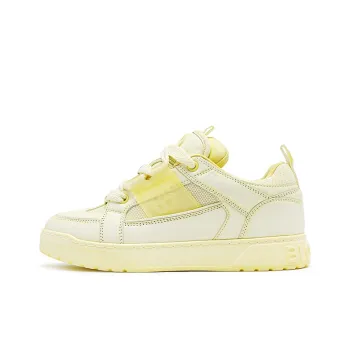 BLOCCO5 Washable Shoes Cushioning Low-Top Casual Shoes Women's Yellow
