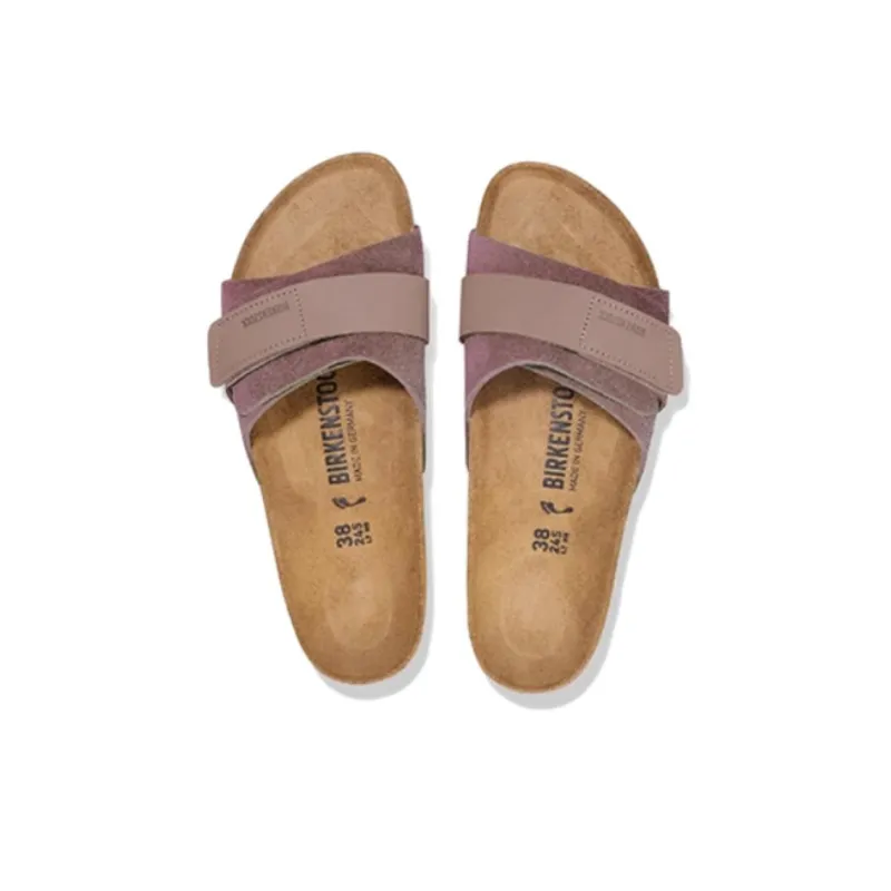 Birkenstock Slide Slippers Women's Purple Narrow Fit-2
