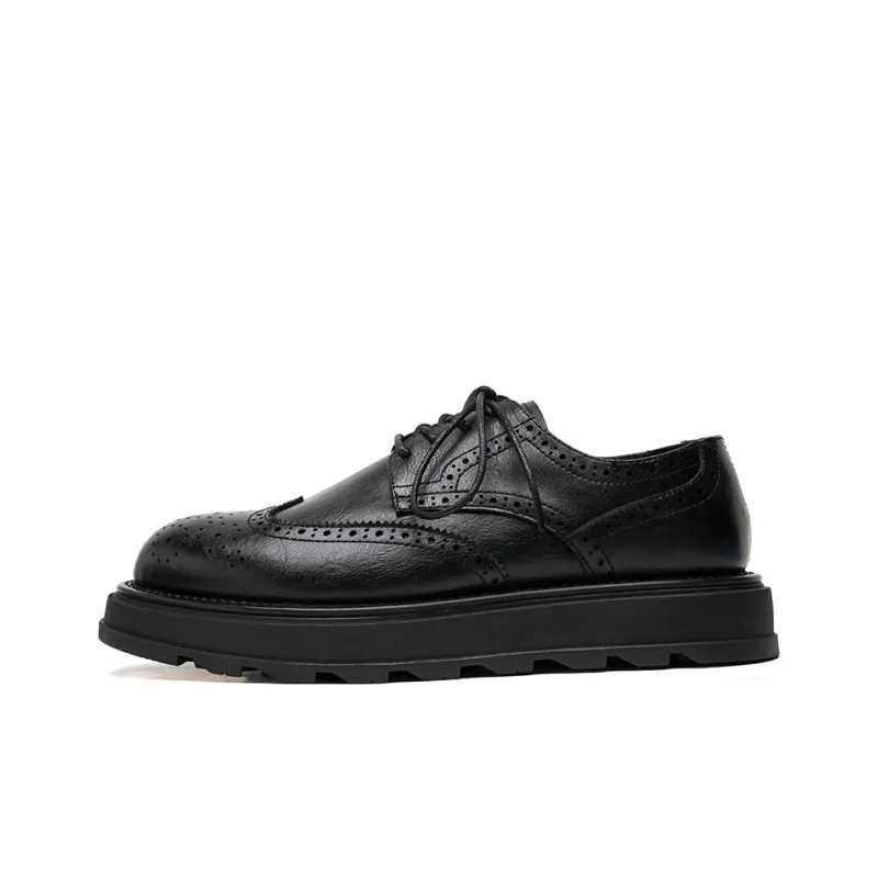 Chi Wolf Men's Casual Shoes Men Low Top Black/Brown-0