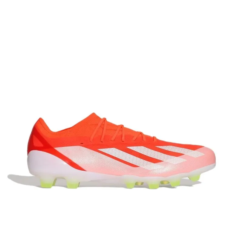 Adidas X CRAZYFAST HG Hard Ground Abrasion Resistant Soccer Shoes Unisex Orange-1