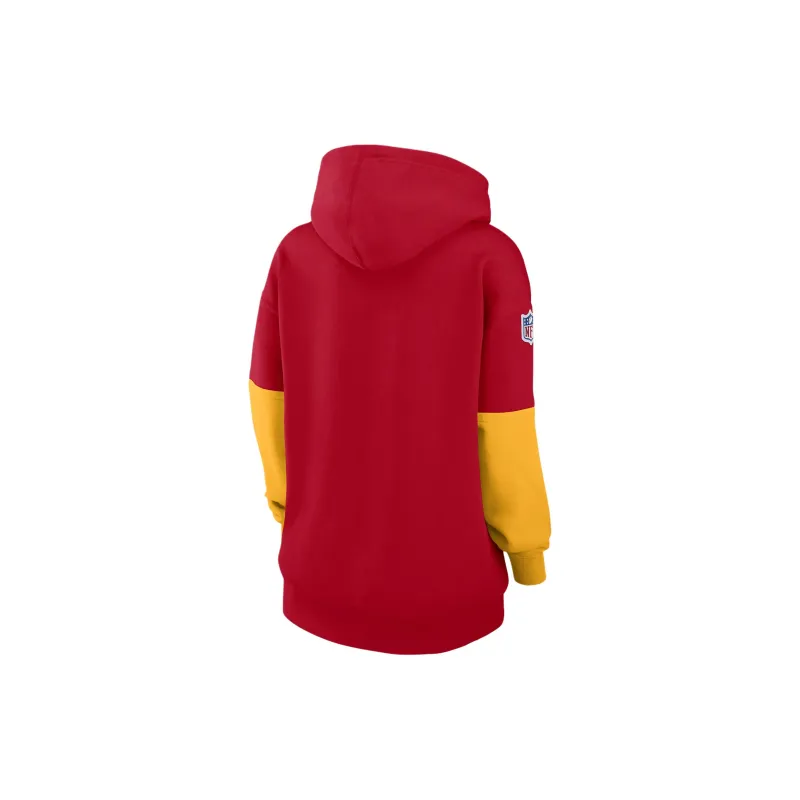 Nike Kansas City Chiefs Sideline Essential Women's Nike Nfl Pullover Hoodie-1