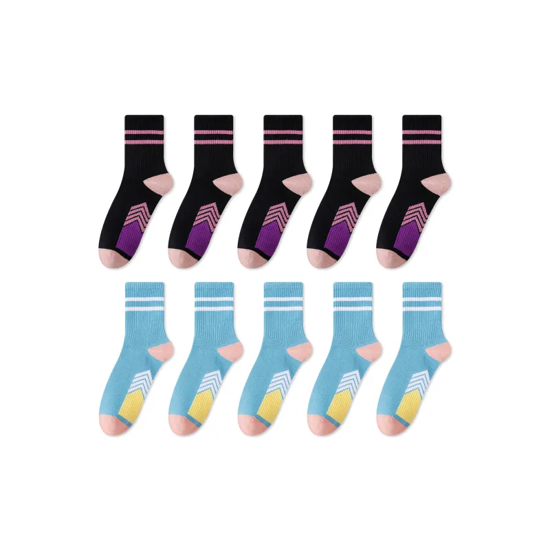 Caramella Mid Calf Socks Women's Combo Set-15