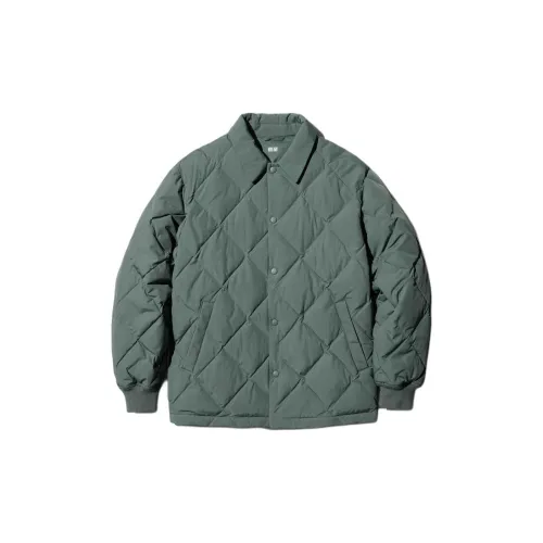 UNIQLO Puffer Jackets Men Turquoise