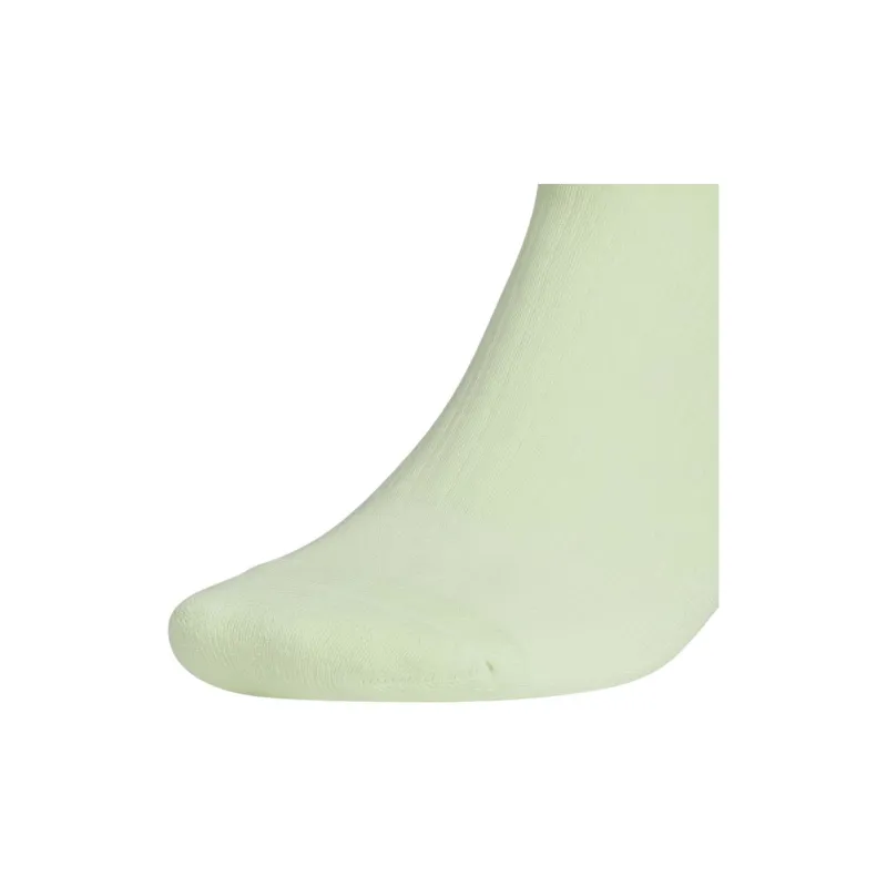 Adidas Mid-Calf Socks Unisex 1 Pack Lime Green/Black-3