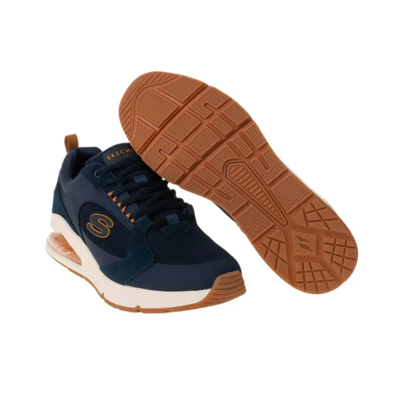 Skechers Abrasion Resistant Breathable Low Top Training Shoes Men Blue-5