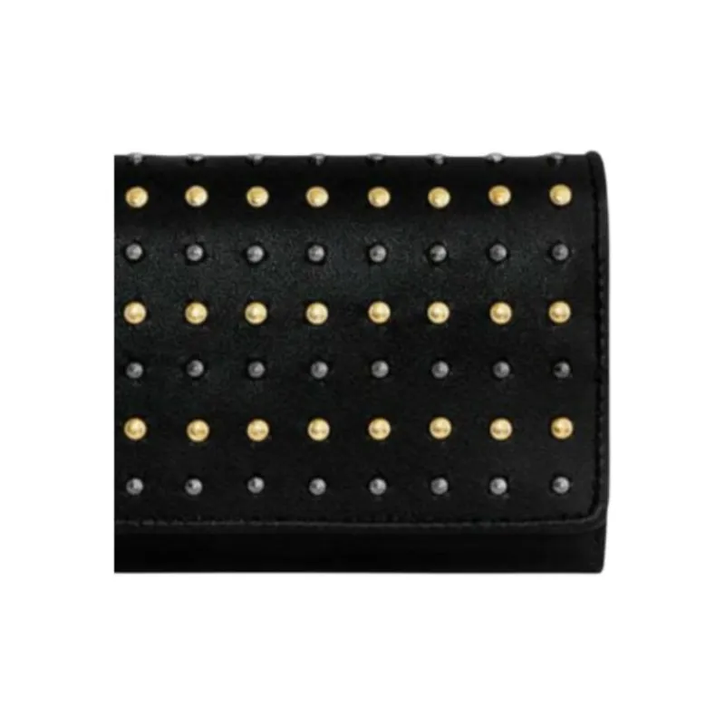 REBECCA MINKOFF Genuine Leather Wallet Women's Black-3