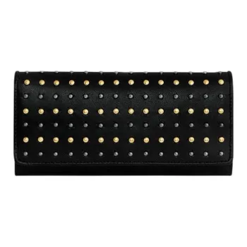 REBECCA MINKOFF Genuine Leather Wallet Women's Black
