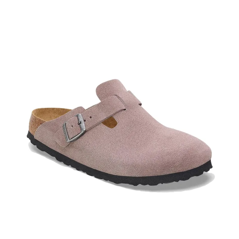 Birkenstock Boston Soft Footbed Narow 'Faded Purple'-1