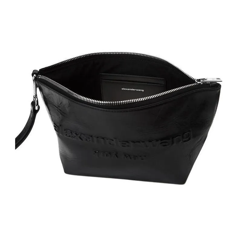 Alexander Wang Logo embossed Leather Pouch-3