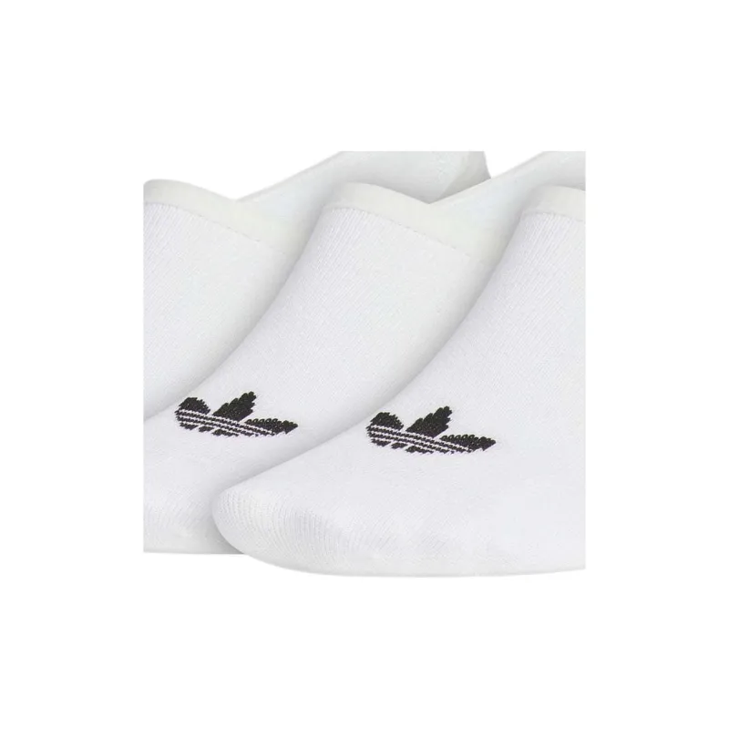 Adidas Originals No Show Socks Unisex 3 Pack White-2