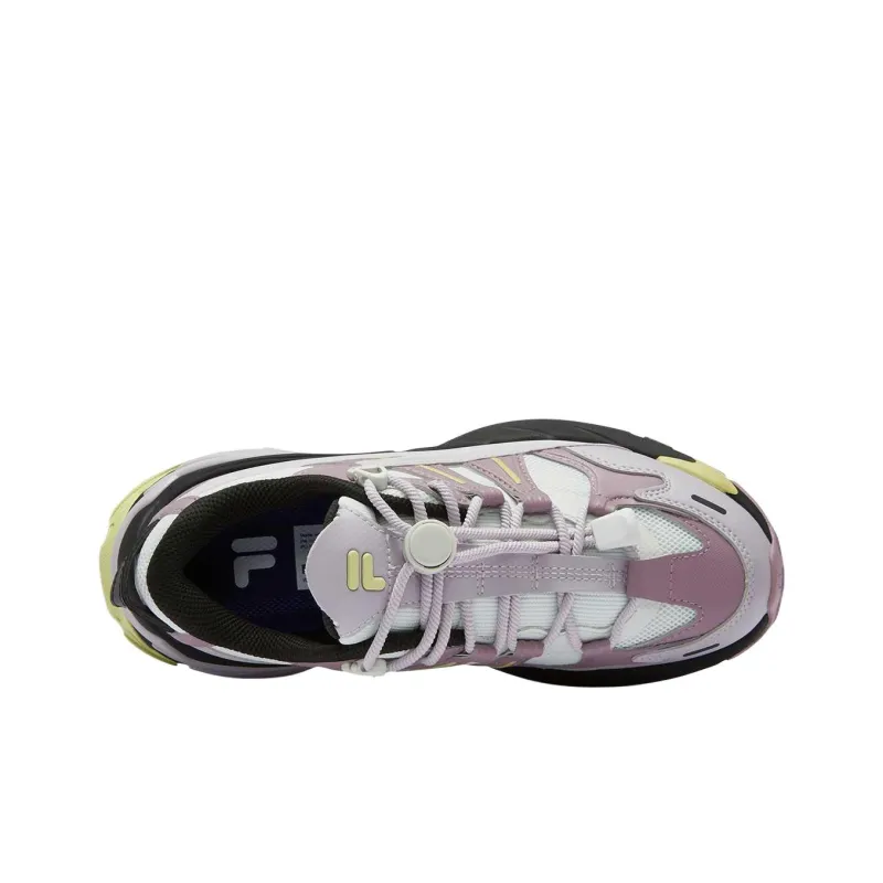 FILA FUSION Slip Resistant Low Top Casual Shoes Women's Lilac Gray Purple-3