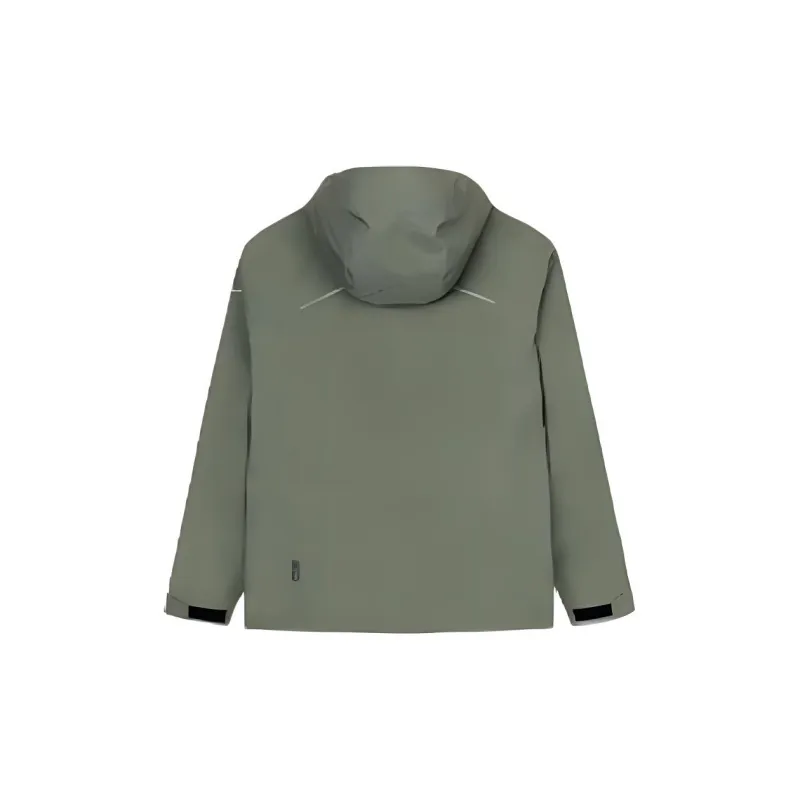 Anta Waterproof And Breathable Windbreaker Jacket Men Capuchin Green-1