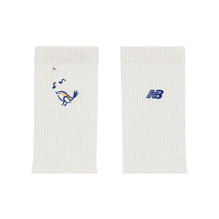 New Balance Knee High Socks Unisex 1 Pack White-1
