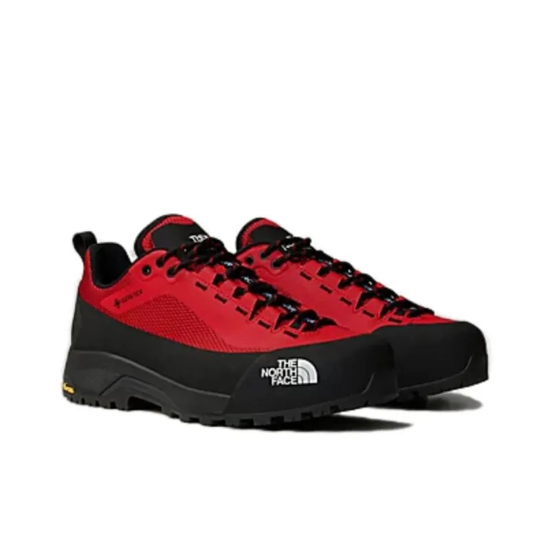 THE NORTH FACE Slip Resistant, Abrasion Resistant, Waterproof Low Top Outdoor Shoes Men Red Black-2