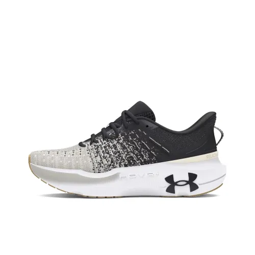 Under Armour Infinite Elite Anti Slip Wear Resistant Low Top Casual Running Shoes Women's Black Gray Color