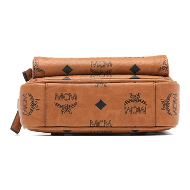 MCM Klassik Crossbody X Mini Visetos Cognac-4