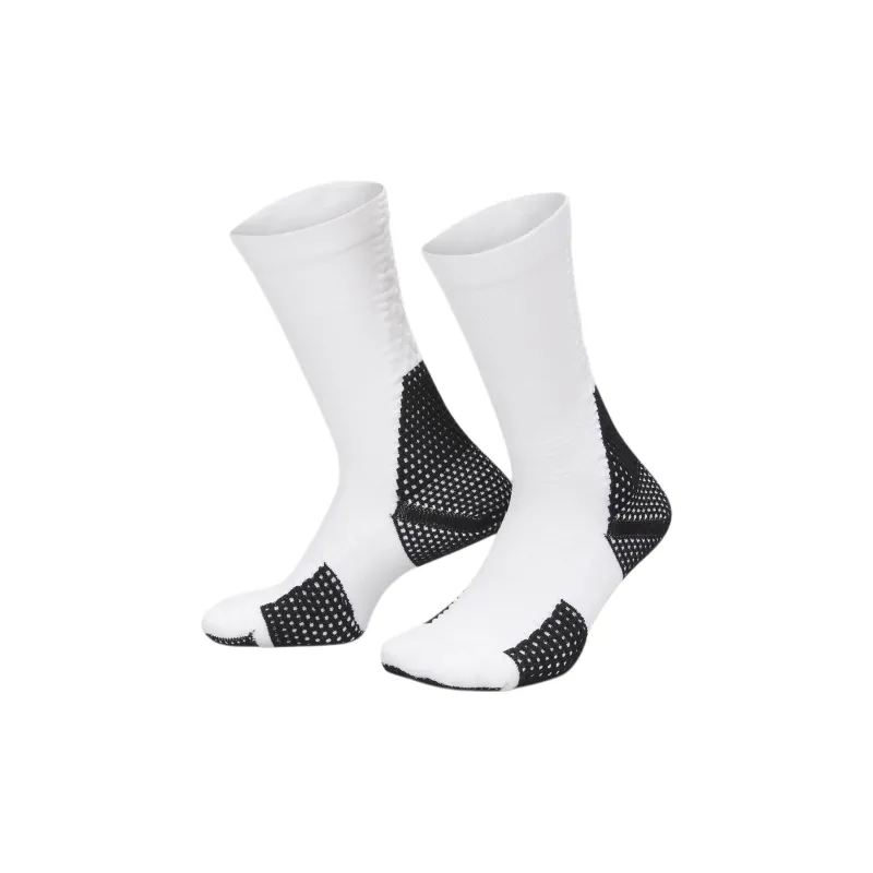 Jordan Mid-Calf Socks Men's 1 Pack Black White-0