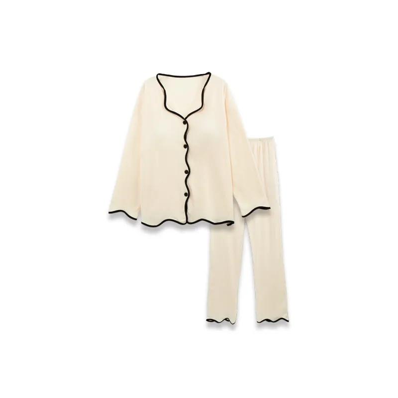 Sleeping Beauty Pajama Set Women's White-0