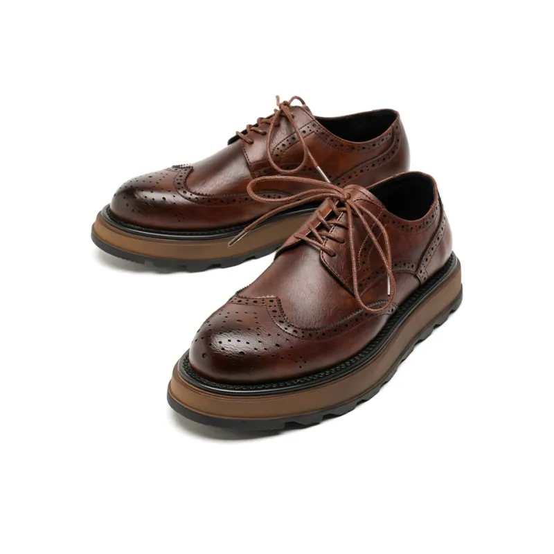 Chi Wolf Men's Casual Shoes Men Low Top Black/Brown-8