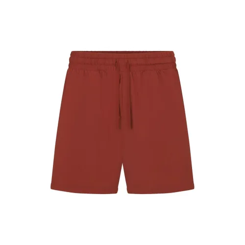 Skims Casual Shorts Men Rust Red