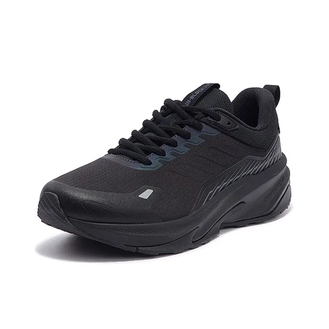 361° Rain Screen Abrasion Resistant Slip Resistant Low Top Casual Running Shoes Men Black Gray-1
