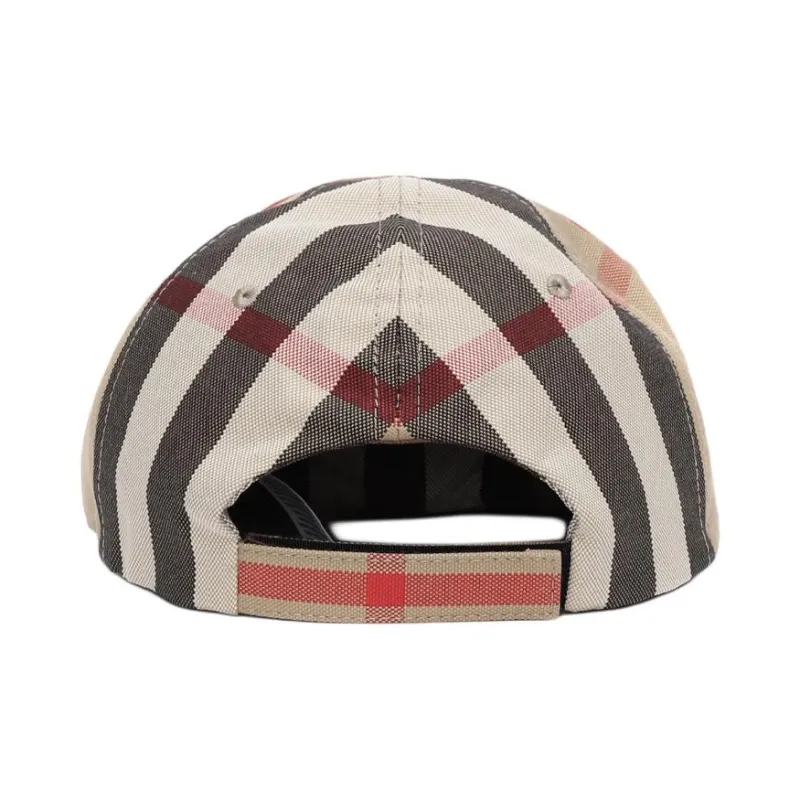 Burberry Cotton Baseball Caps Women's Umber-1