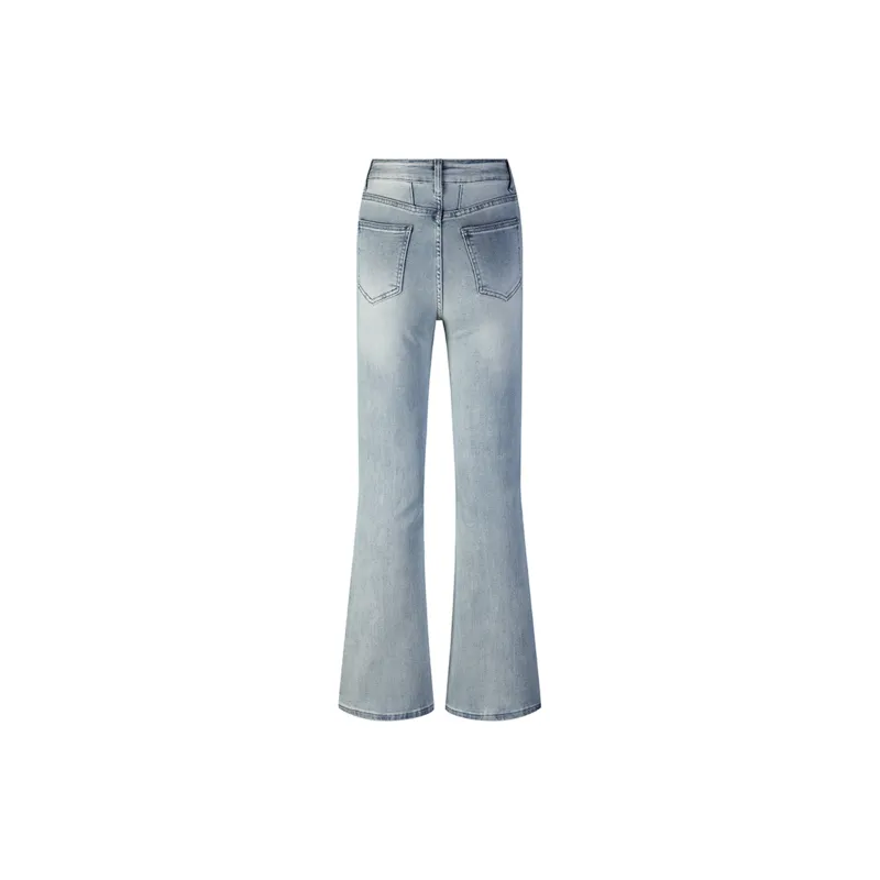 Wen Shan Jeans Women's Mine Blue-2