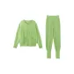 [Half-Knit-Built-in Glove/Socks]Light Moss Green